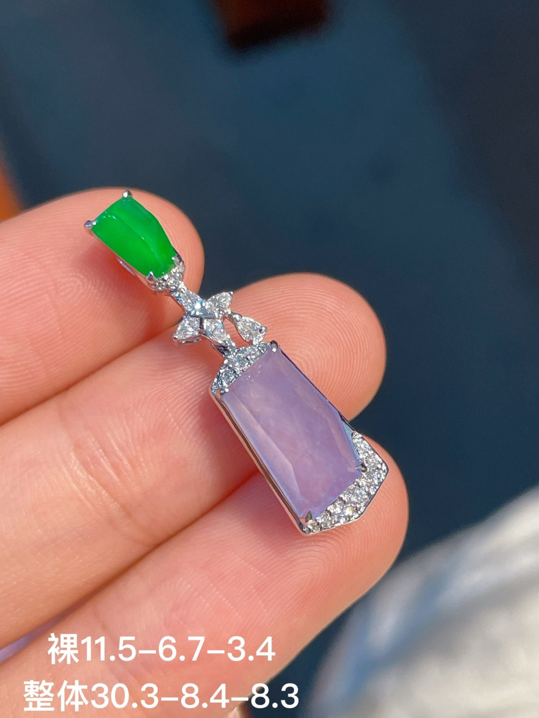 Mặt dây Tím Ngọc Lan hoàn hảo mạ vàng 18k không mặc cả khuyến nghị mạnh mẽ