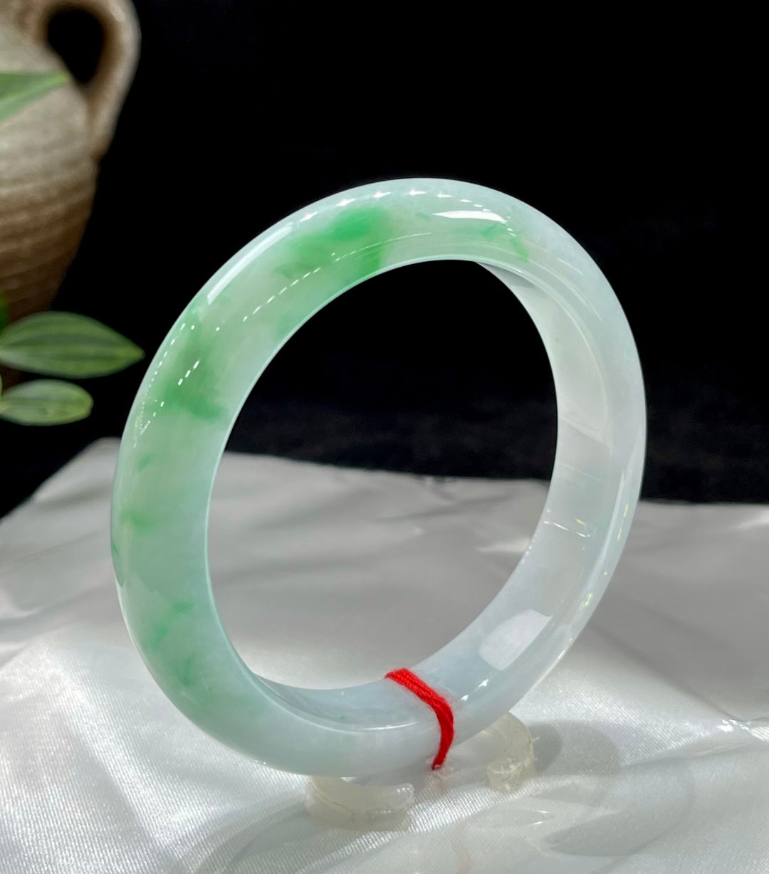 Vòng tay bình an Bạch Để Thanh Nhu Băng số A9018 Mã số: 2605125-4004-C6-4 Kích thước cụ thể: 57.6-12.4-8.6 (wg0024193)