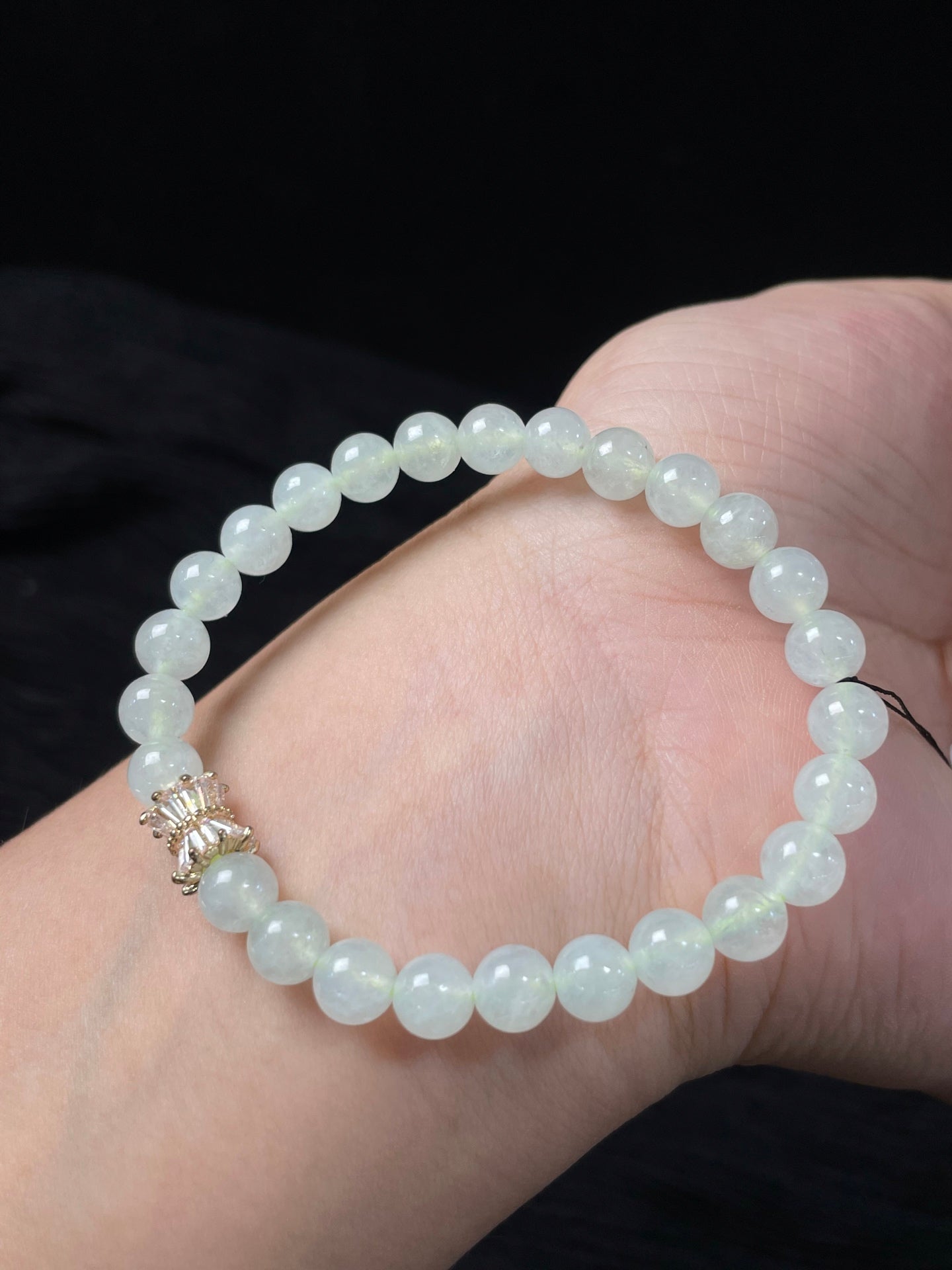 Vòng tay ngọc phỉ thúy tự nhiên kèm hộp quà + giấy chứng nhận, size 5.5, mã số: 7-7DD (wg0024402)