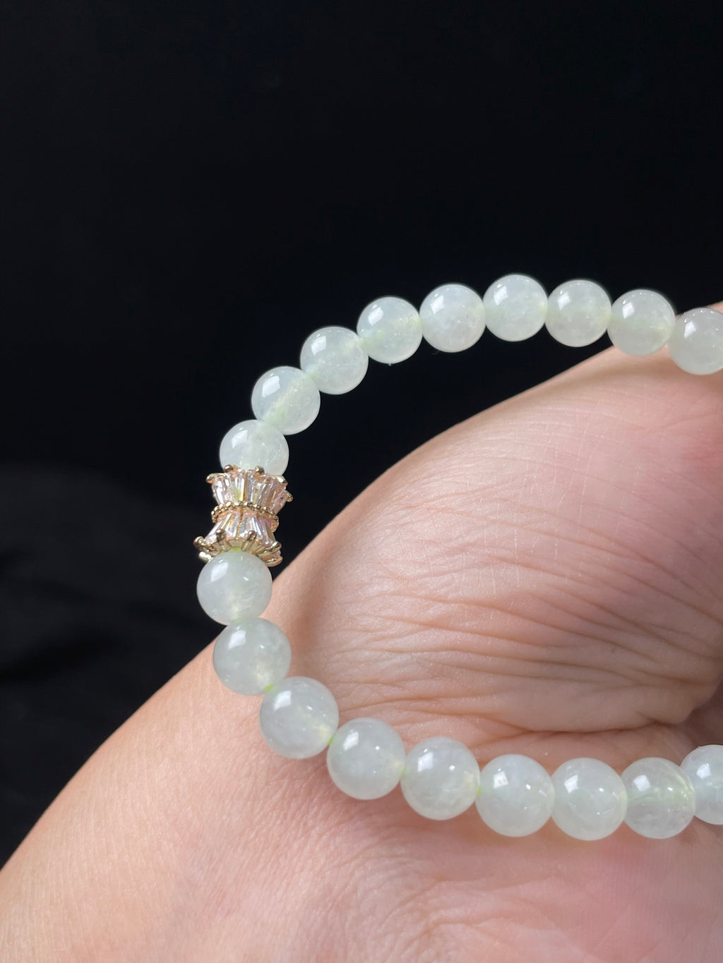 Vòng tay ngọc phỉ thúy tự nhiên kèm hộp quà + giấy chứng nhận, size 5.5, mã số: 7-7DD (wg0024402)
