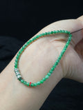 Vòng tay Ngọc Phỉ Thúy tự nhiên Hộp quà tặng + Giấy chứng nhận Kích thước 3.5mm Mã số: 7-7DD (wg0024399)