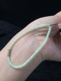 Vòng tay Ngọc Phỉ Thúy tự nhiên kèm hộp quà + giấy chứng nhận kích thước 3.3mm mã số: 7-7DD (wg0024380)