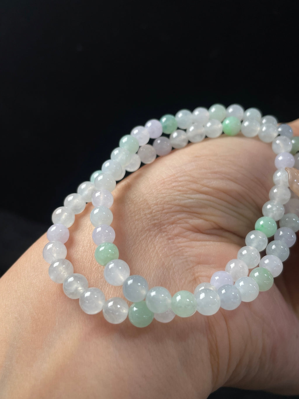 Vòng tay ngọc bích thiên nhiên kèm hộp quà + giấy chứng nhận, kích thước 5.5, mã số: 5-5DD (wg0024377)