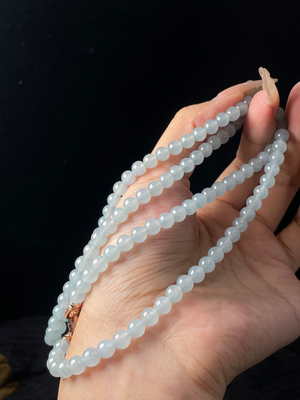 Vòng tay ngọc bích thiên nhiên kèm hộp quà và giấy chứng nhận, size 6, mã số: 7-7DD (wg0024602)